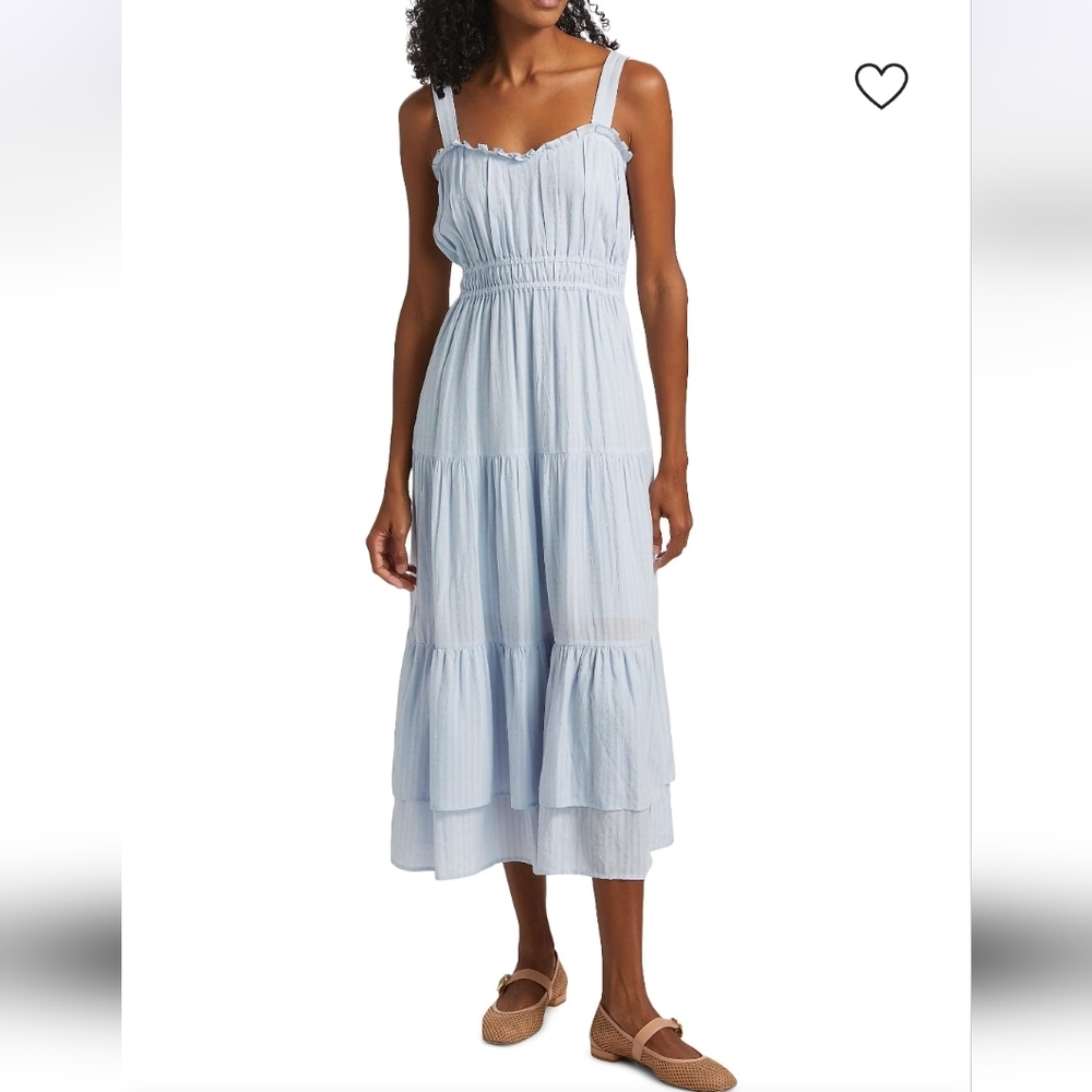 Paige Persimmon Tiered Maxi Dress - Picture 1 of 6